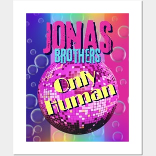 Only Human Jonas Brothers Fan T Shirt Design Posters and Art